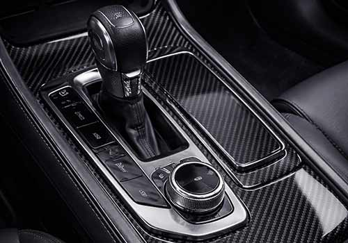 Car Interior Accessories Carbon Fiber Center Console Panels