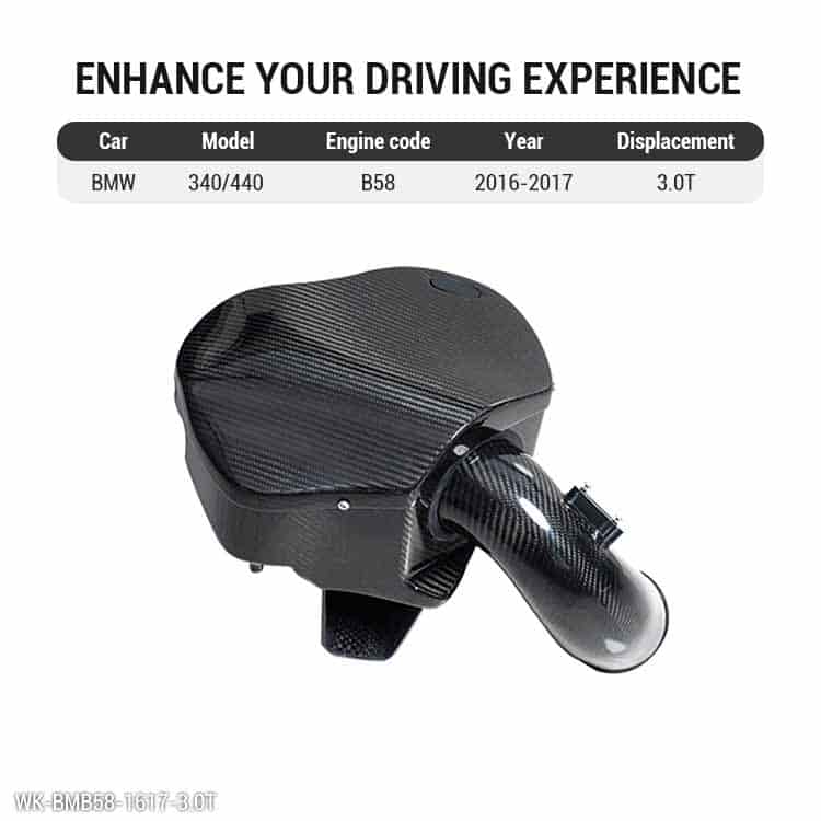 Dry Carbon B58 Cold Air Intake 3.0T for BMW340 440 2016-2017 (3)