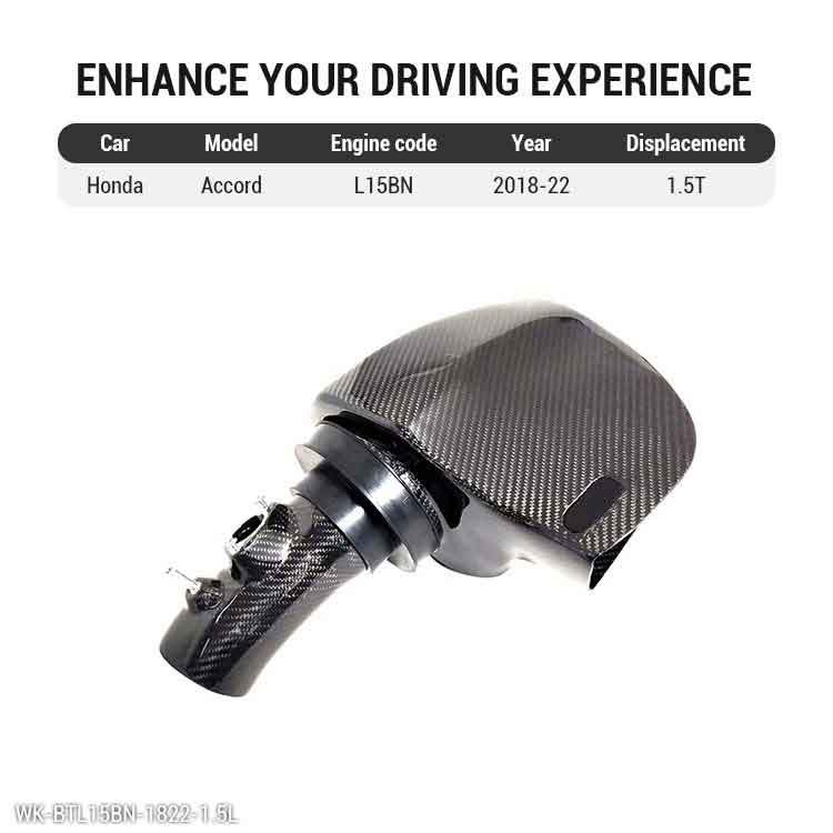 For Honda Accord Intake Dry Carbon Fiber 2018-22 (2)