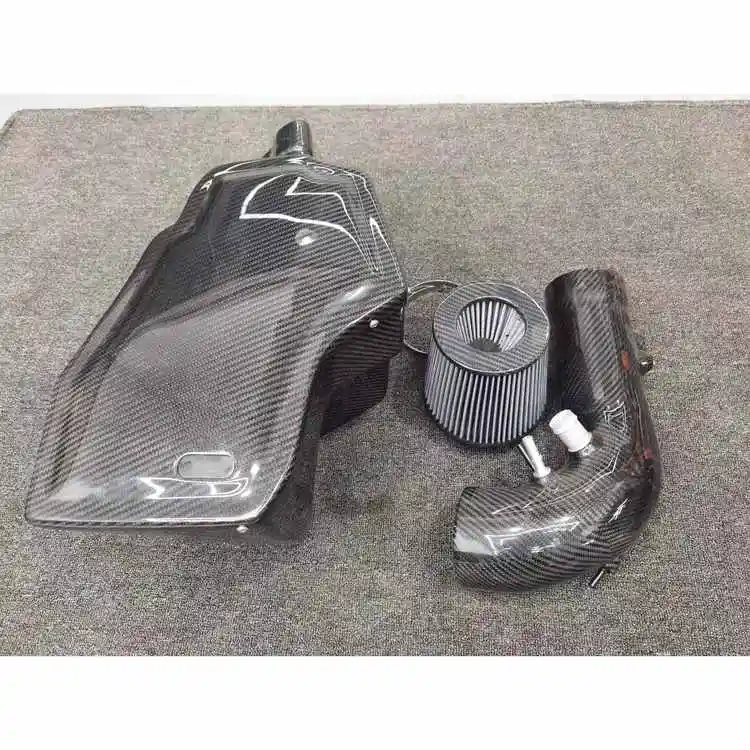 For Mustang 5.0 Cold Air Intake Dry Carbon Fiber Aftermarket Manufacturer (2)