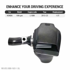 Prepreg Cold Air Intake for Honda Civic 2016–2021 1. (1)