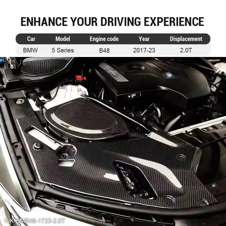 For BMW 5 Series Cold Air Intake Aftermarket Tuning (2)