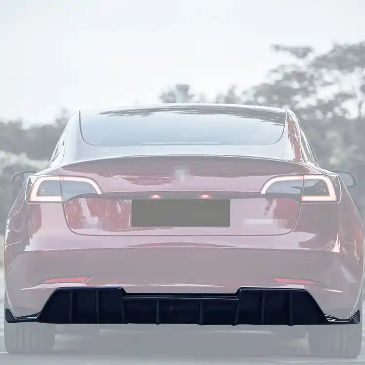 Model 3 Rear Diffuser Prepreg Carbon Fiber Strong & Light (2)