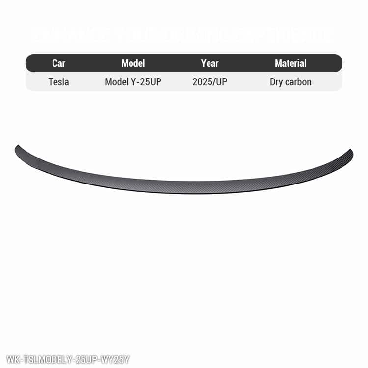 Aftermarket Model Y Juniper Spoiler Prepreg Carbon for 2025+ (4)
