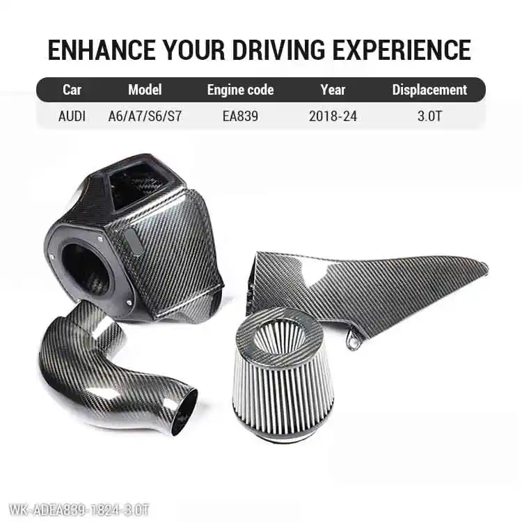 Aftermarket Prepreg Carbon Audi S6 Intake System for 2018-24 A6 A7 S6 S7 (4)