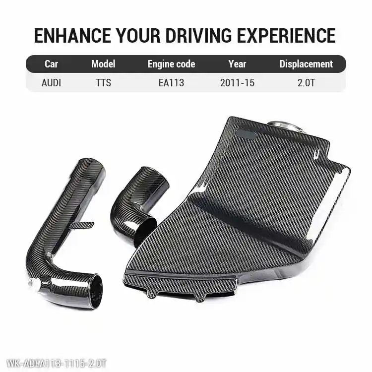 Carbon Fiber EA113 Intake 2.0 T for Audi TTS 2011 - 2015 (3)