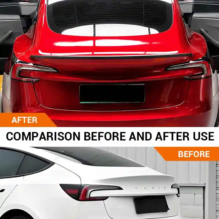 Carbon Fiber Spoiler for Tesla Model 3 2023 Up Highland (1)