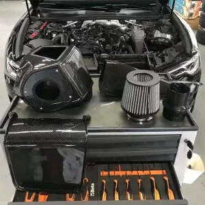EA888 C8 Cold Air Intake Dry Carbon Kit for AUDI A6 A7 18-24 (1)