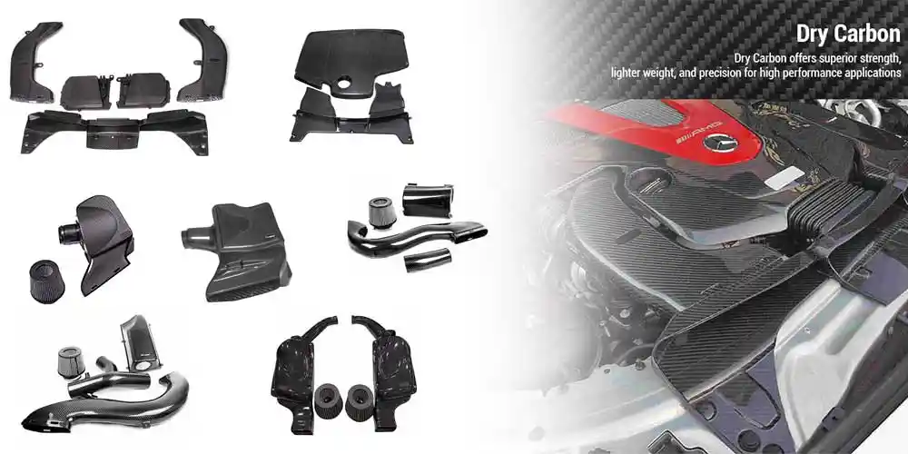 Mercedes Benz Carbon Fiber Air Intake System Parts