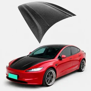 Model 3 Carbon Fiber Hood for 2023 Up Highland Refresh (1)