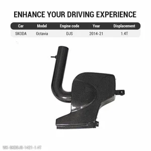 Carbon fiber Octavia air intake kit for Skoda Octavia 1.4T DJS